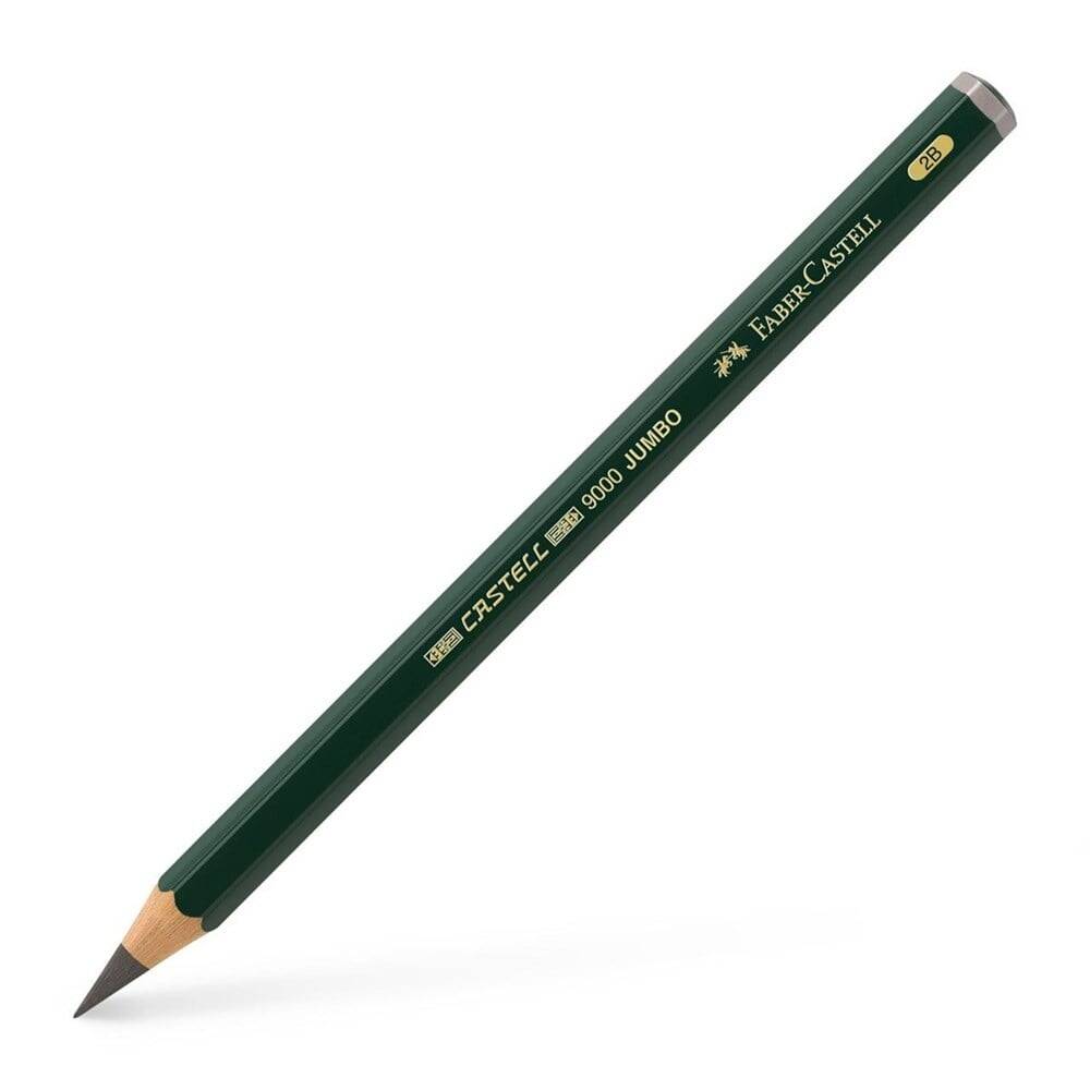 Faber Castell 9000 Dereceli Jumbo Kurşunkalem 2B