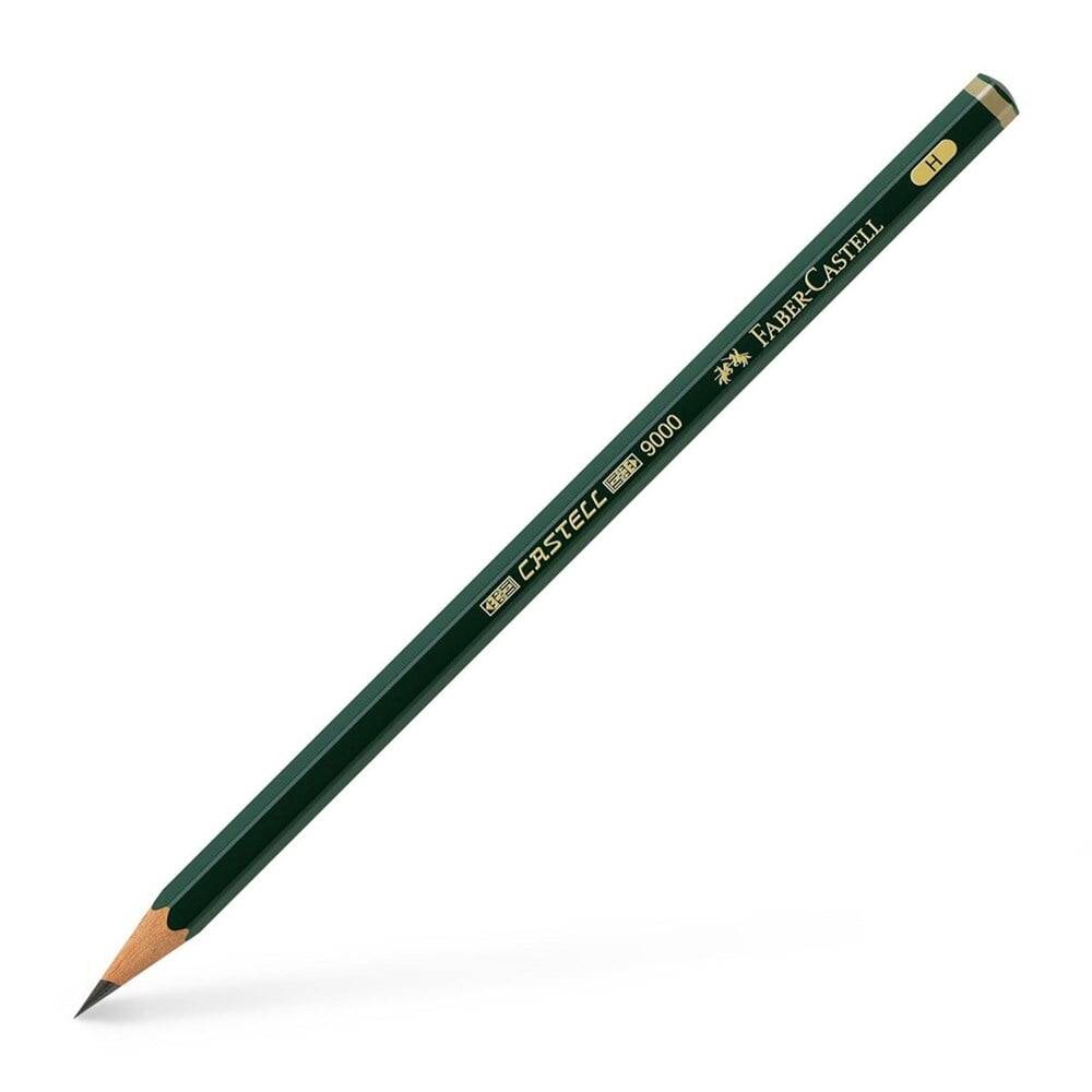 Faber Castell 9000 Graphite Pencil Dereceli Kurşun Kalem H