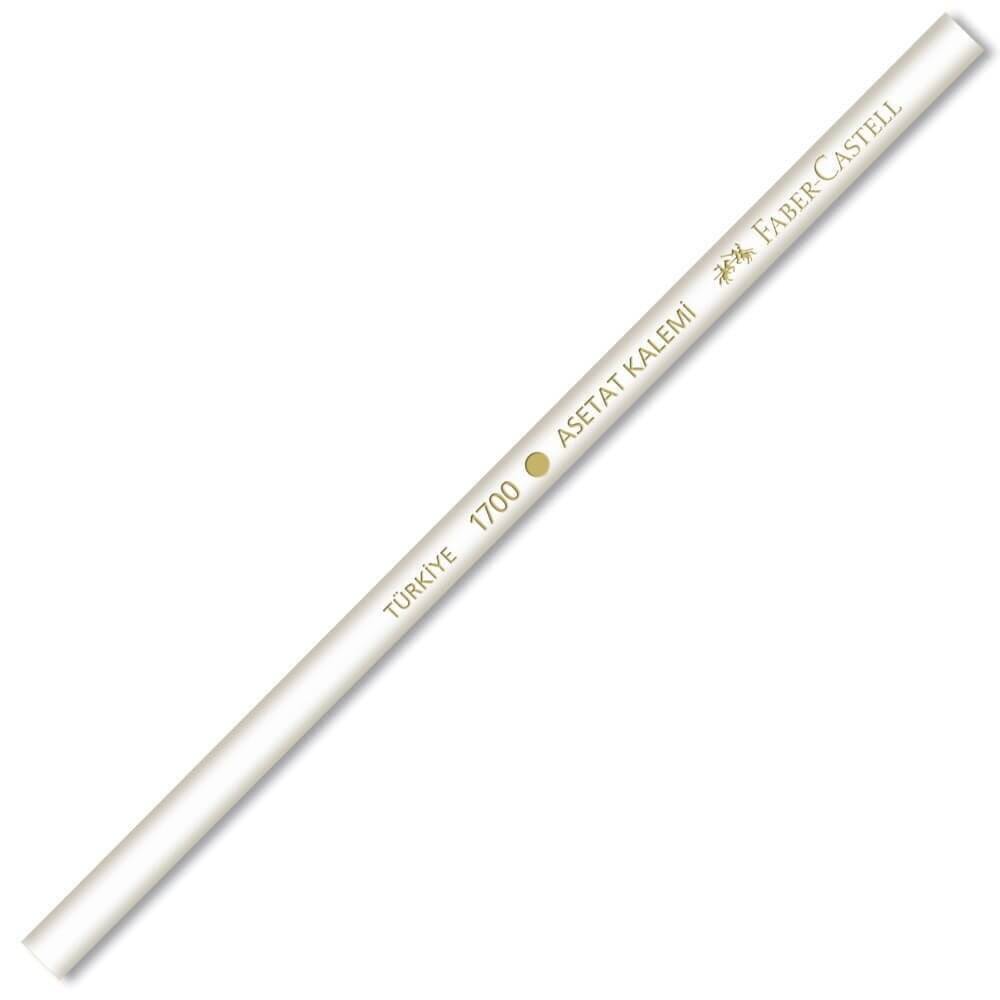 Faber Castell Asetat Kalemi Beyaz 1700