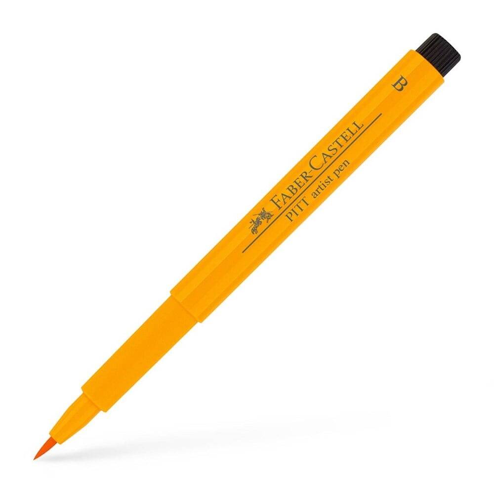 Faber Castell Pitt Artist Pen Çizim Kalemi 109 Krom Sarısı Koyu
