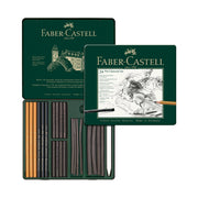 Faber Castell Pitt Monochrome İşlenmiş Kömür Seti