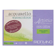 Fabriano Artistico Suluboya Defteri Extra White Grana Grossa Rough 300gr, 18x26 cm 20 Sayfa