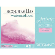 Fabriano Artistico Suluboya Defteri Traditional White Grana Satinata H.Pressed 300gr, 26x36 cm 20 Sayfa