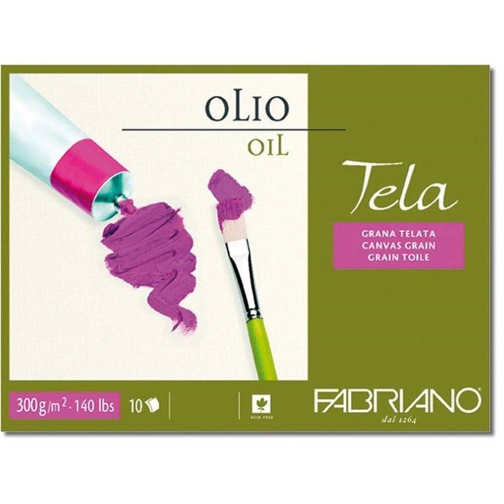 Fabriano Tela Canvas Dokulu Blok 30x40 cm 300 gr 10 sayfa