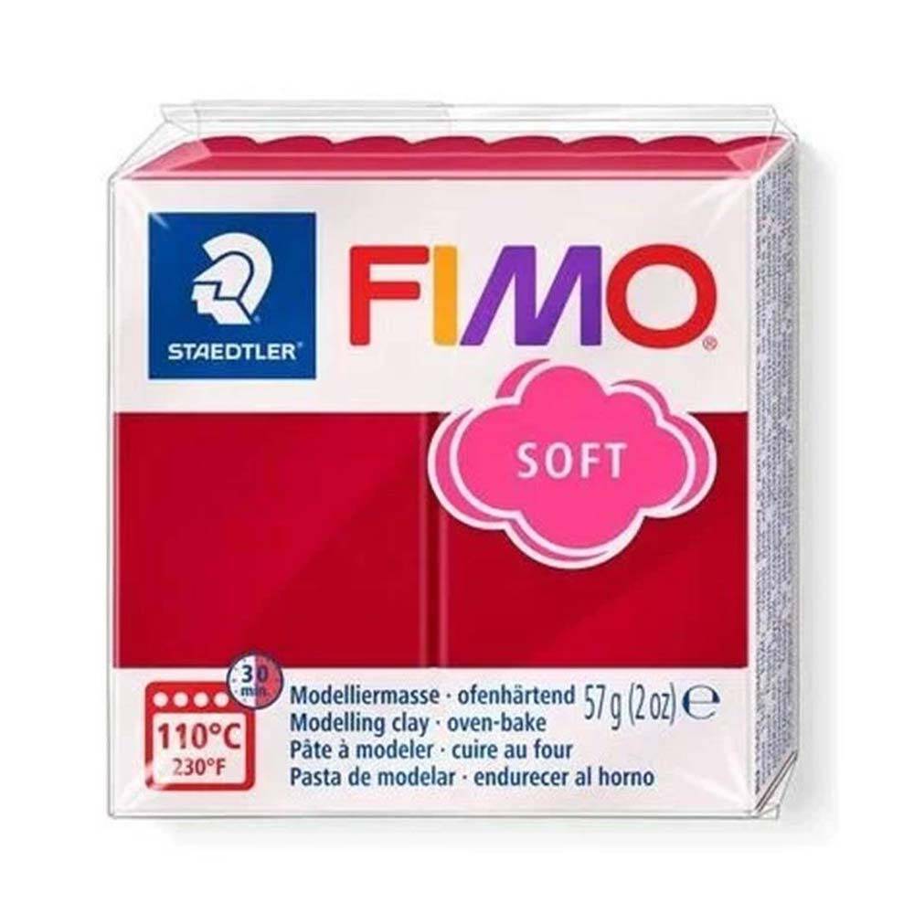 Fimo Soft Polimer Kil Vişne Kırmızı 57 gr