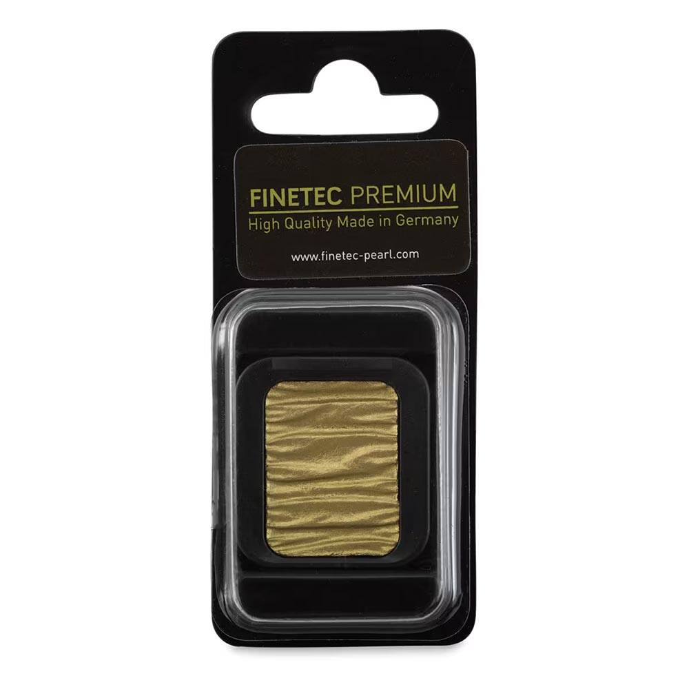 Finetec Premium Yaldız Sulu Boya Tekli Rich Gold 7201