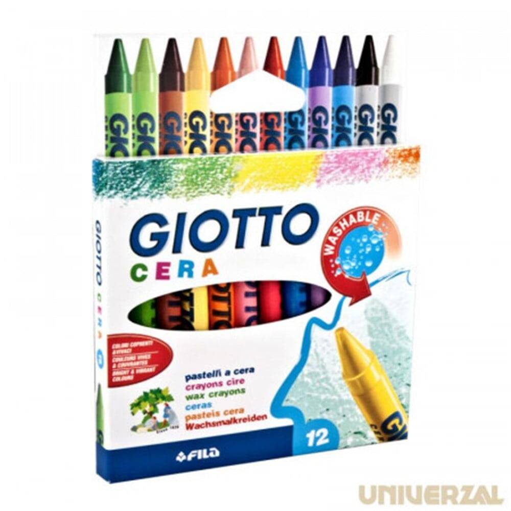 Giotto Cera Mum Boya 12 Renk