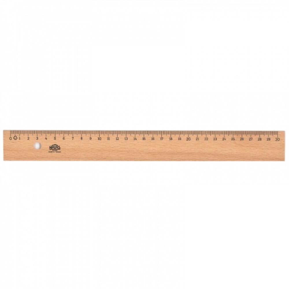 Hatas Tahta Cetvel 30 Cm