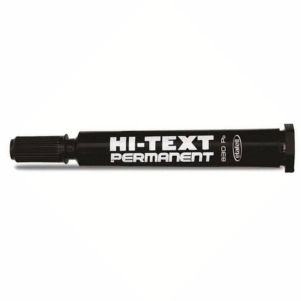 Hi-Text 830Pb Permanent Markör Yuvarlak Uç Siyah