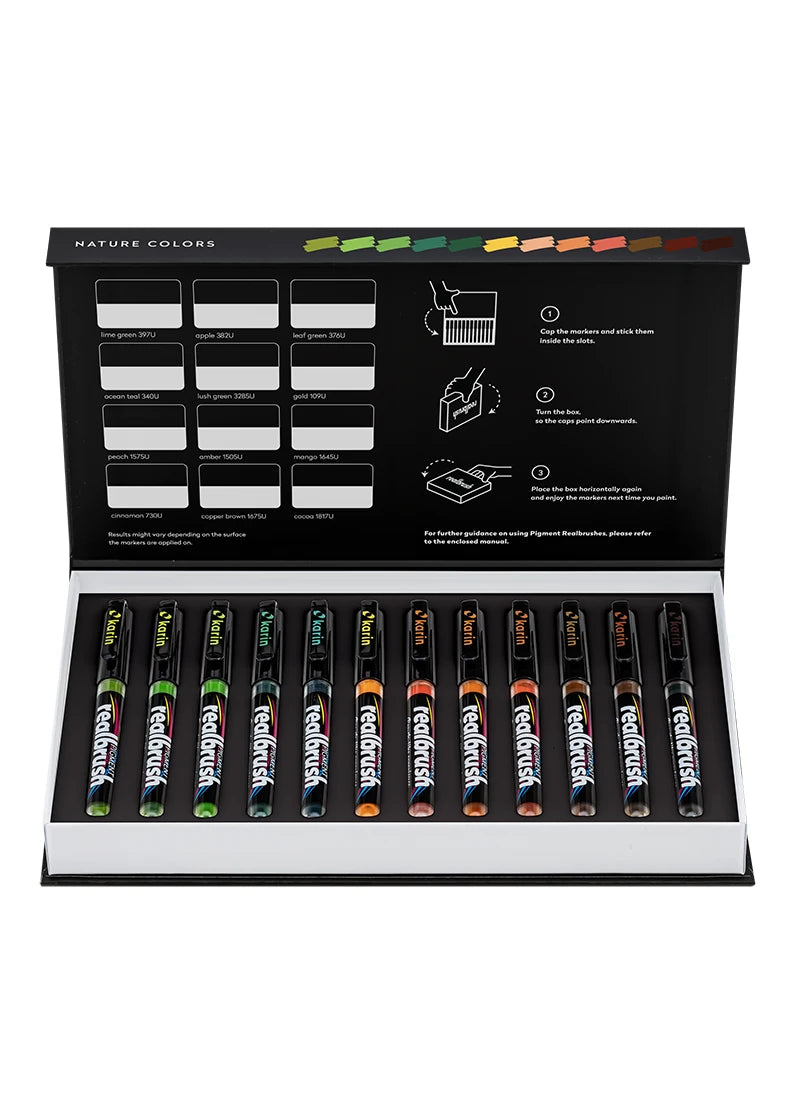 Realbrush Pigment Set 12 Nature Colors