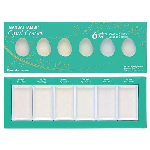 Zig Pigment Gansai Tambi Suluboya Seti 6'Lı
