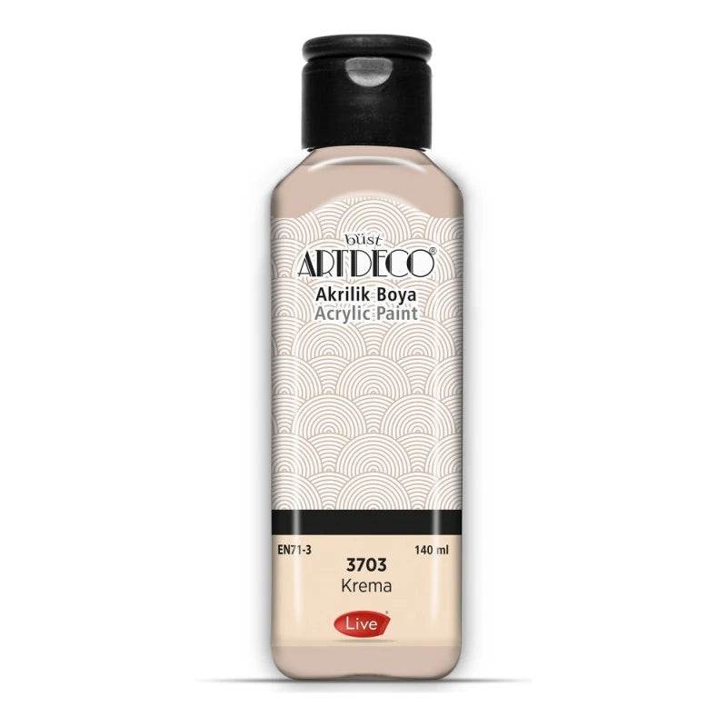 Artdeco Akrilik Boya 140 ml 3703 Krema