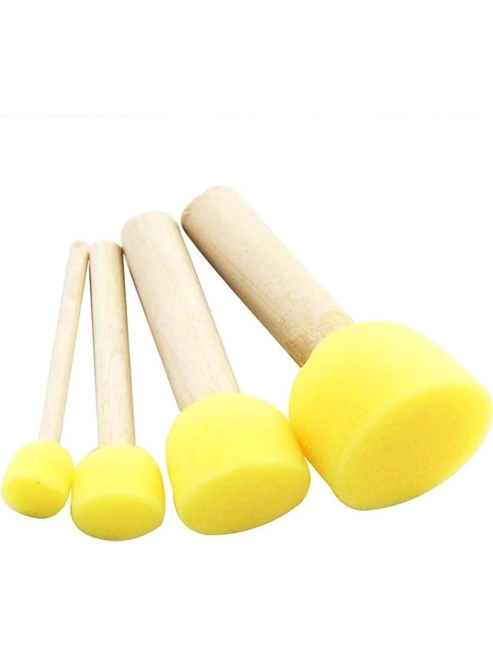 Brons Tampon Fırça Süngerli 4'lü