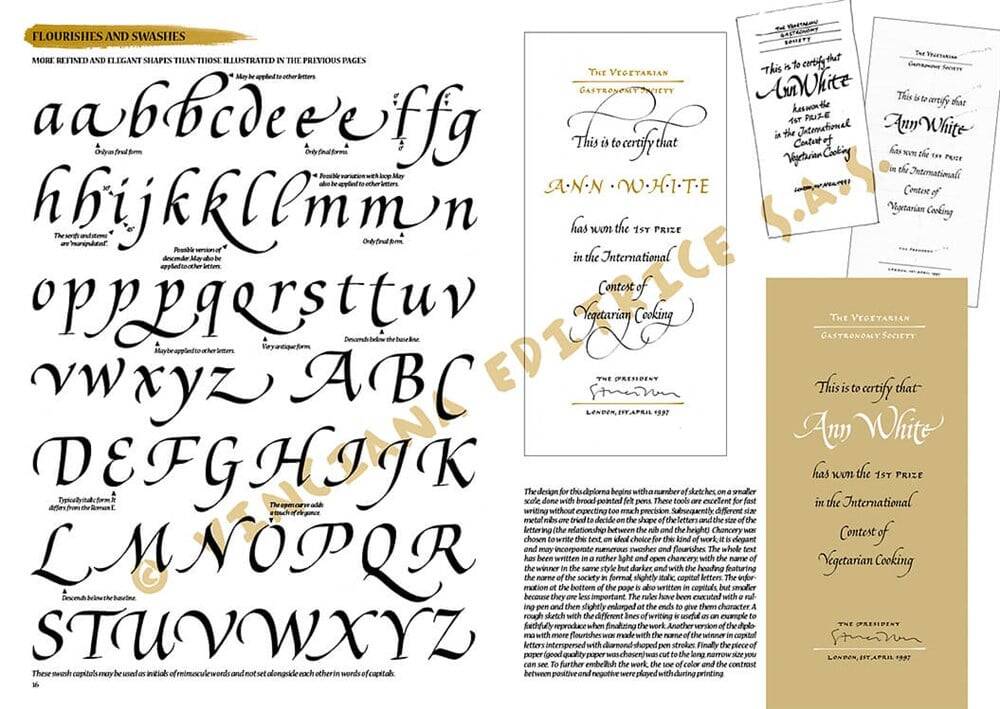 Leonardo Collection Desen Kitabı Calligrapy N: 37 Kaligrafi N: 37