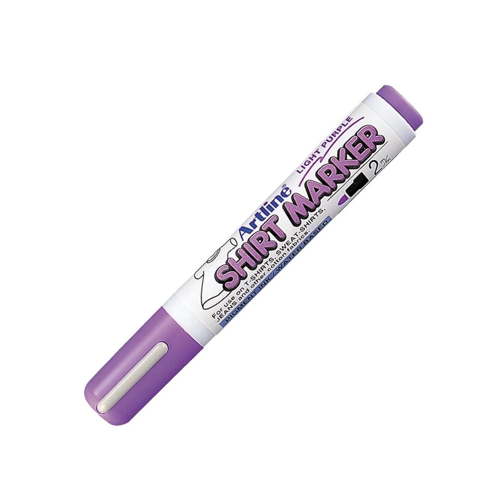 Artline 2 Shirt Marker Tişört Tekstil Kalemi Açık Mor