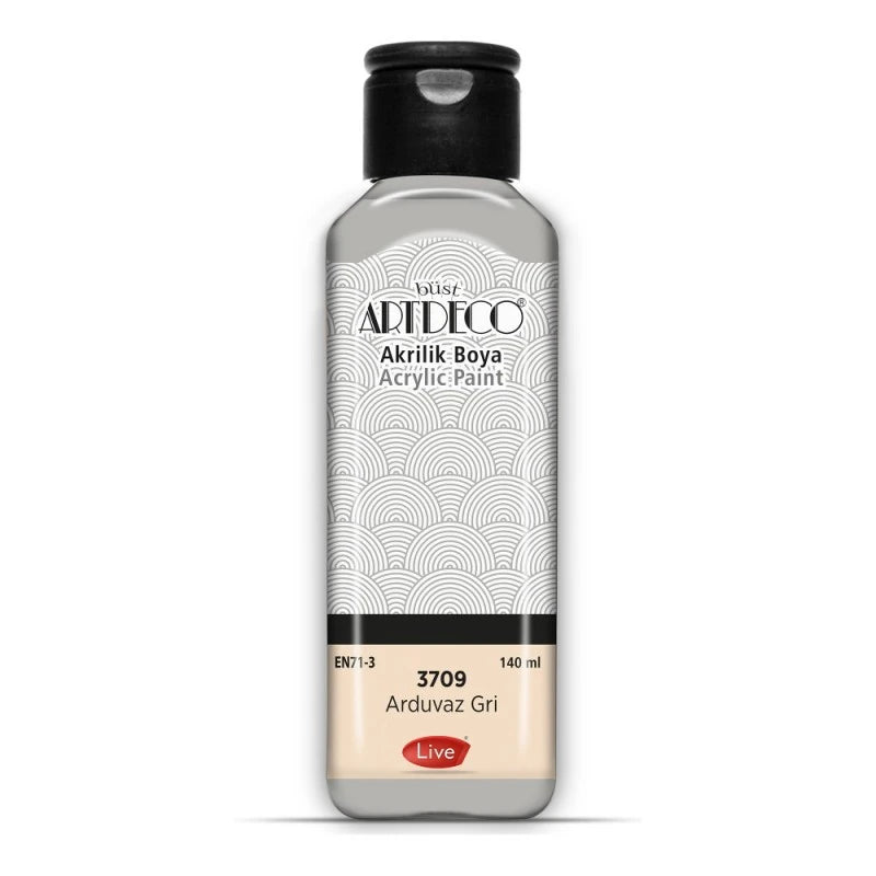 Artdeco Akrilik Boya 140 ml 3709 Arduvaz Gri