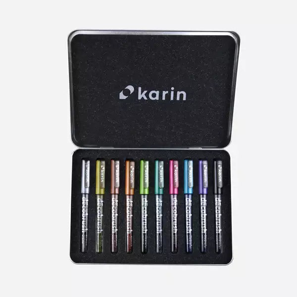 Decobrush Set 10 Metallic Colors