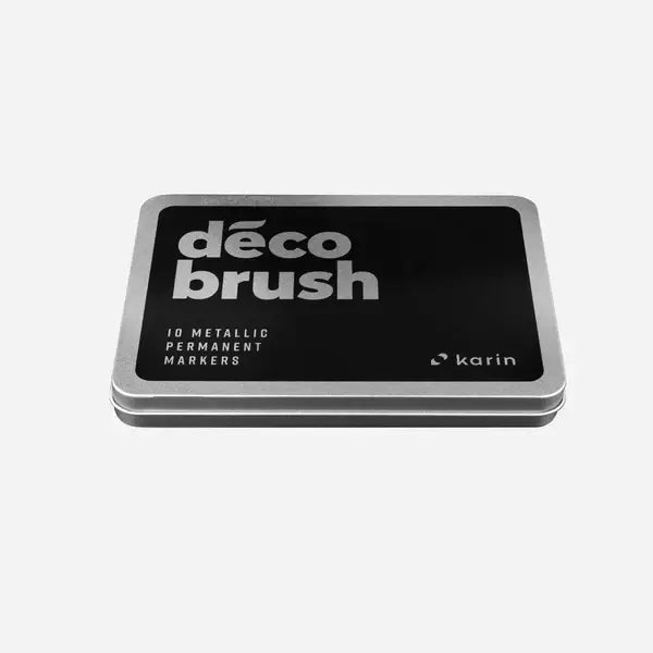 Decobrush Set 10 Metallic Colors