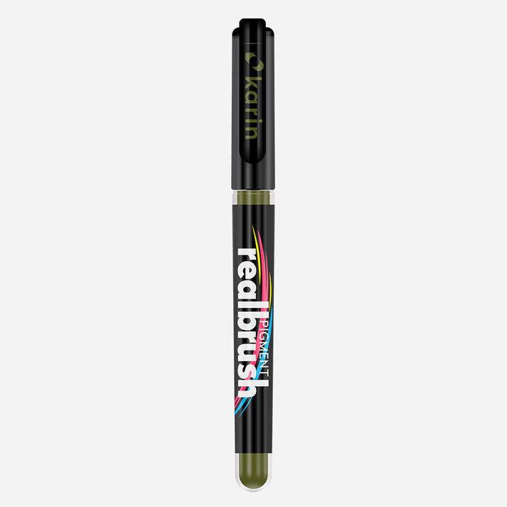 Realbrush Pigment Marker Olive Green