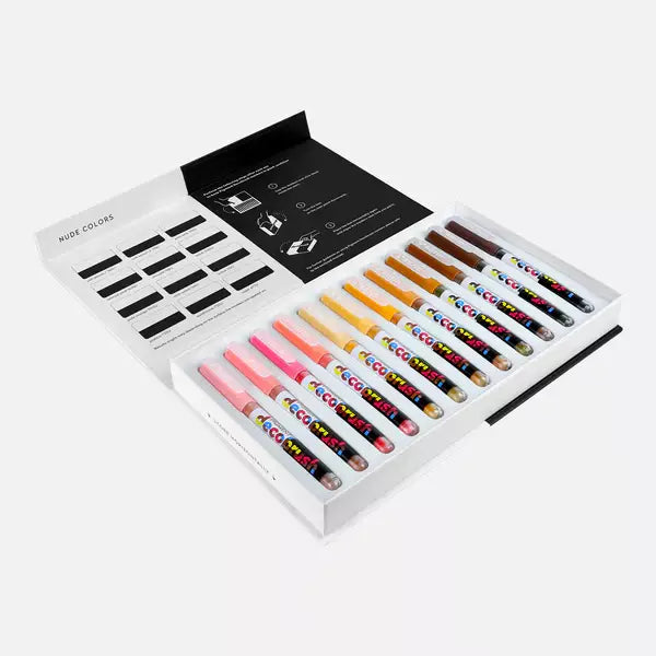 Decobrush Pigment Set 12 Nude Colors