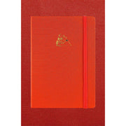 Victorias Journals Bujo Kraft Çizgili Defter Keten 14.5x21 cm 150 gr 96 Yaprak Turuncu