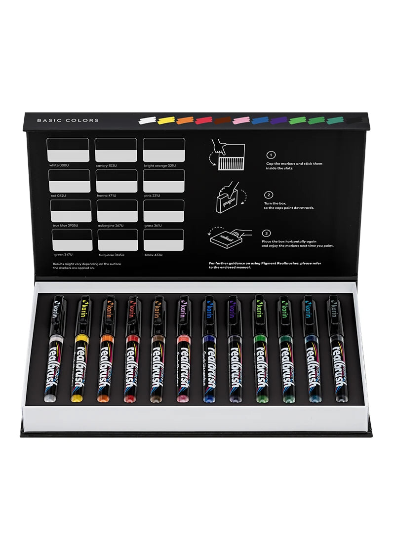 Realbrush Pigment Set 12 Basic Colors