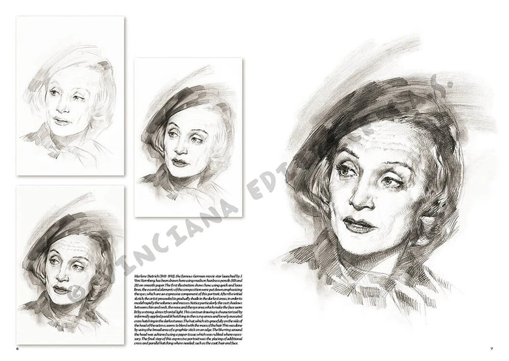 Leonardo Collection Desen Kitabı Portrait N: 32 Portre N: 32