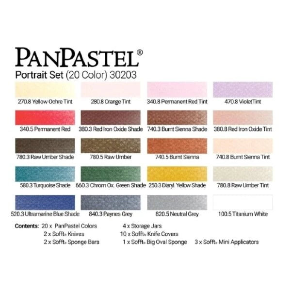 PanPastel Portrait Colors Set 20 Renk