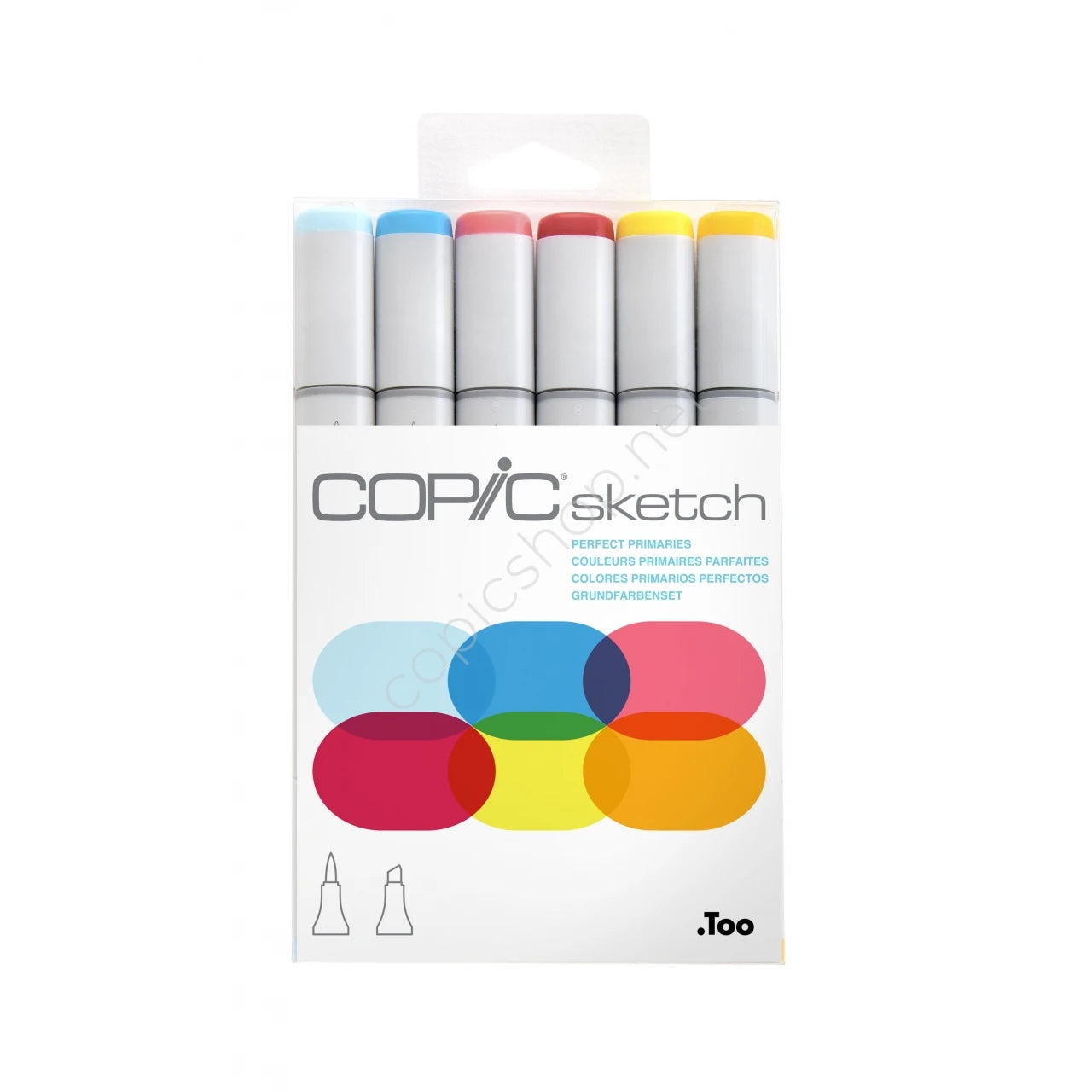 Copic Sketch Bold Primaries 6'lı Set