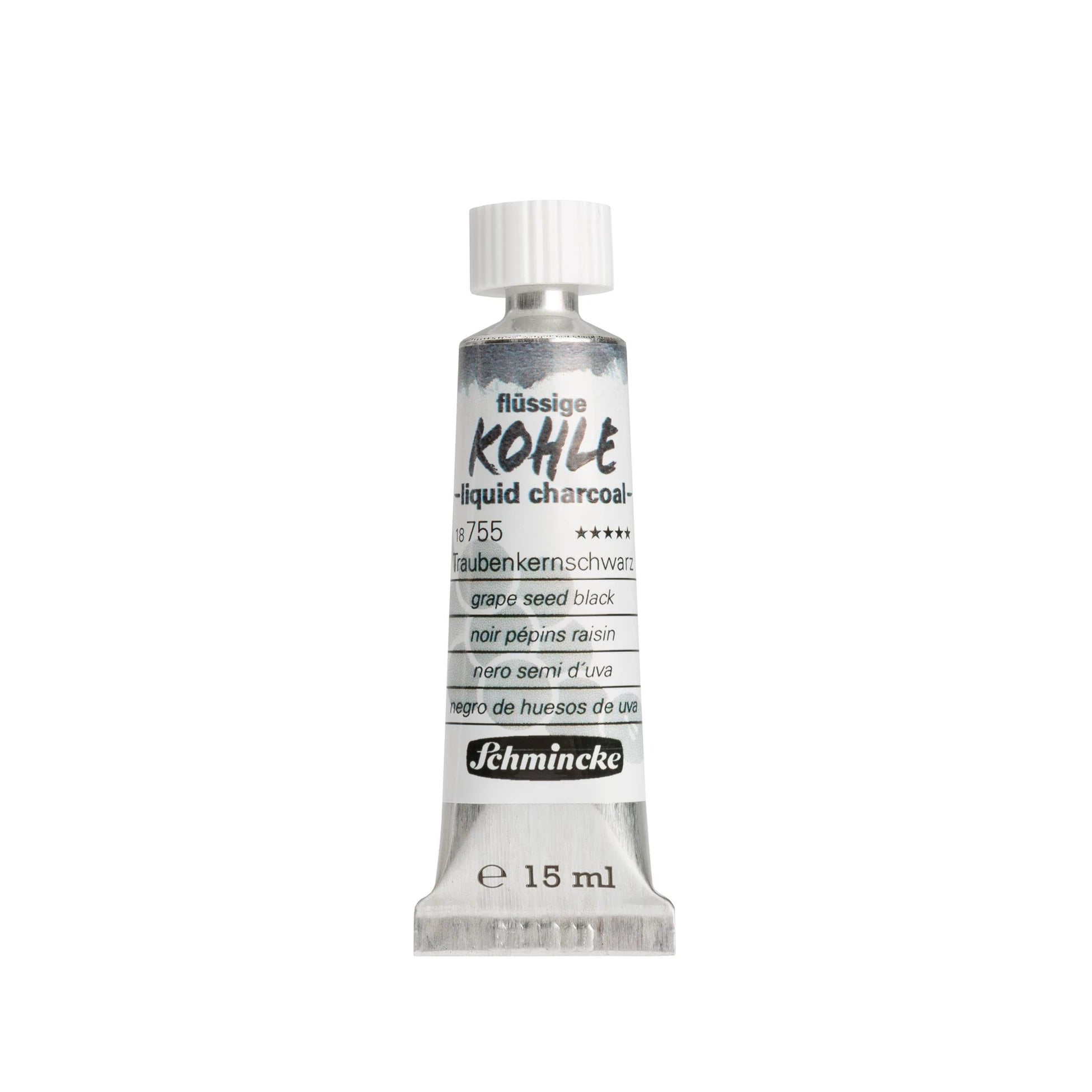 Schmincke Liquid Charcoal Grape Seed Black 15 ml