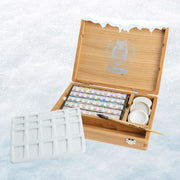 Schmincke Horadam Aquarell Ahşap Kutu Artist Sulu Boya Seti 50 x Yarım Tablet 74790