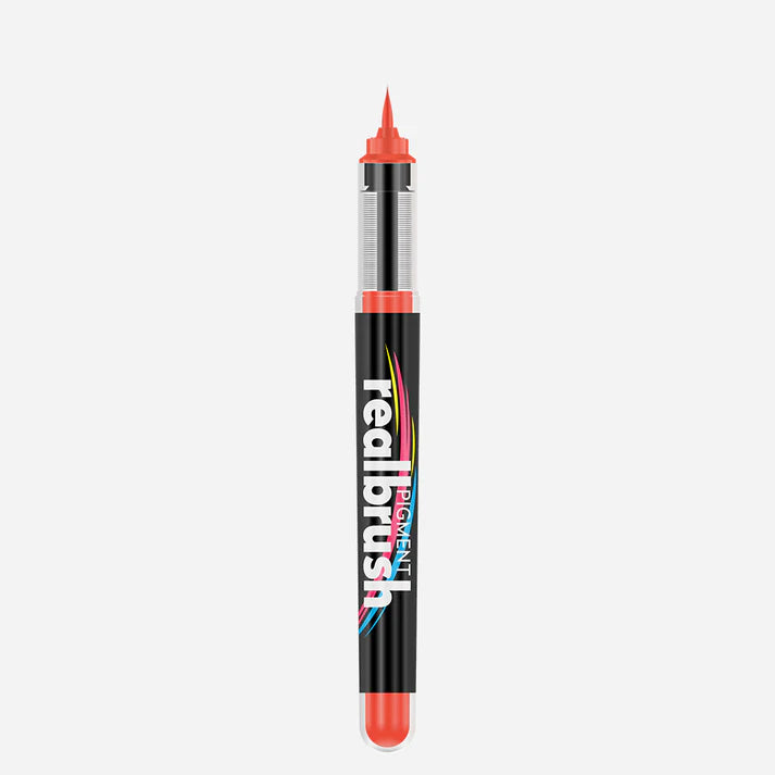 Realbrush Pigment Marker Orange Red