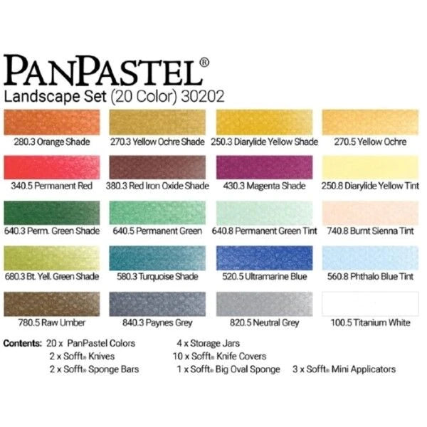 PanPastel Landscape Set 20 Renk