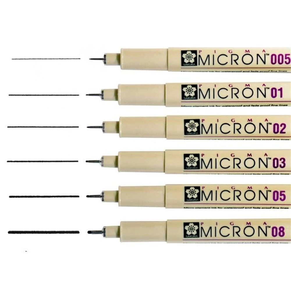 Sakura Pigma Micron Çizim Kalemi Siyah04
