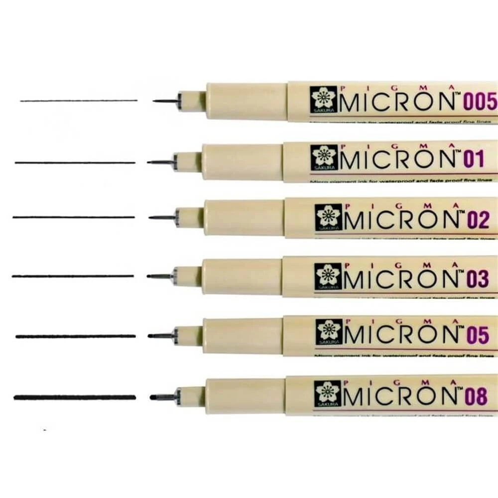 Sakura Pigma Micron Çizim Kalemi Siyah 0.35