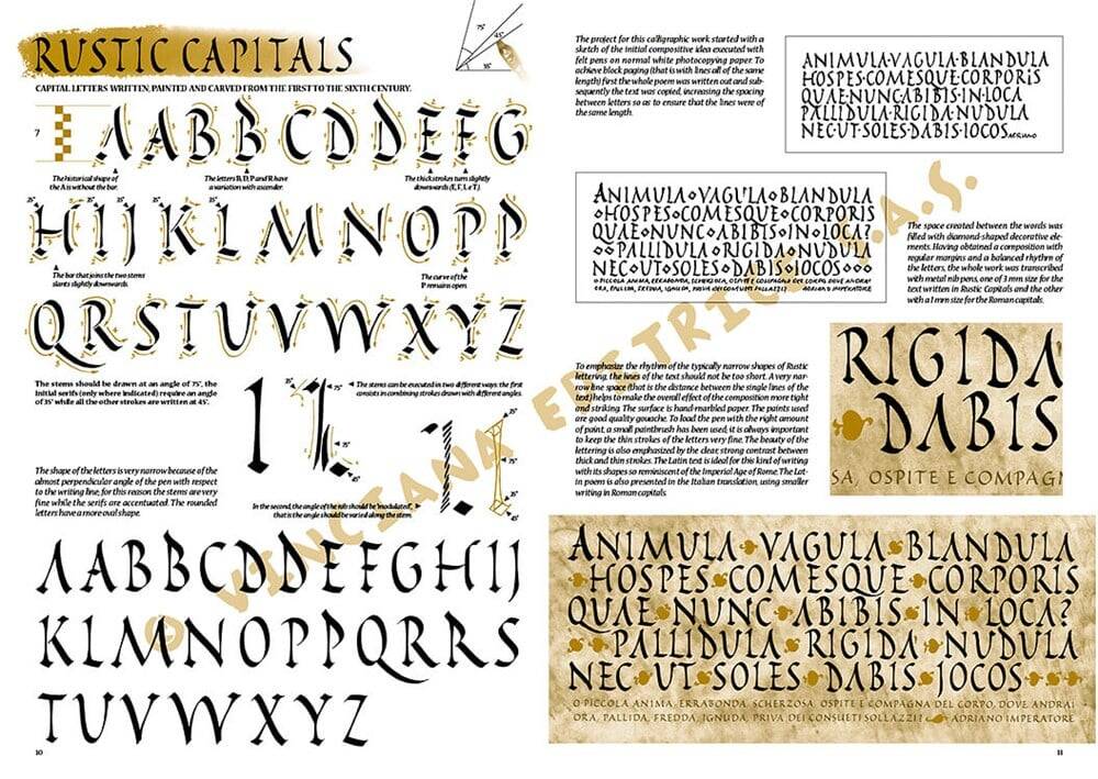 Leonardo Collection Desen Kitabı Calligrapy N: 37 Kaligrafi N: 37