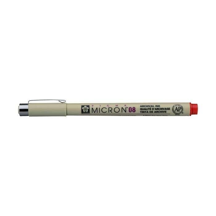 Sakura Pıgma Mıcron 08 Kırmızı 0,5 Mm