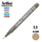 Artline Teknik Çizim Kalemi 0,8 mm Pale Brown