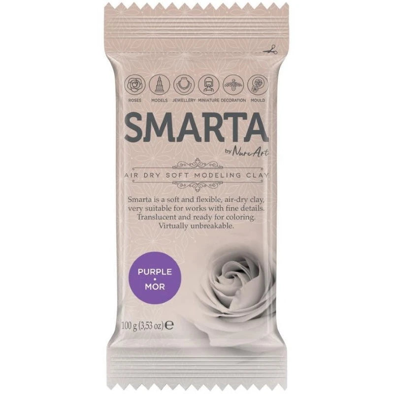 Smarta Havayla Kuruyan Model Hamuru 100gr Mor