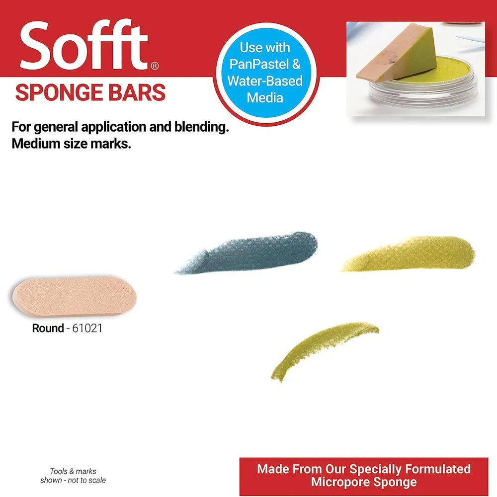PanPastel Sponge Bar Round Set