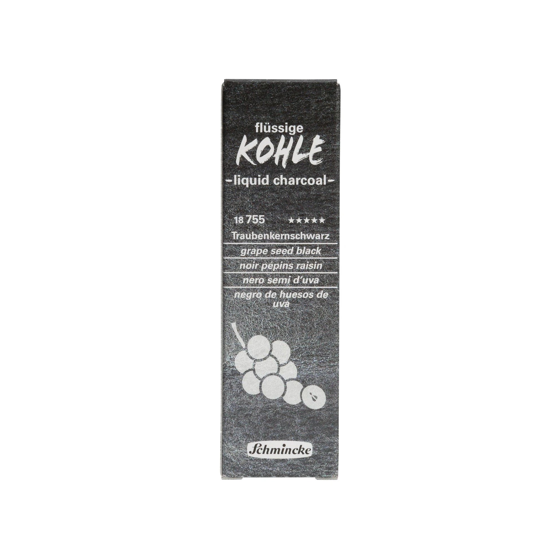 Schmincke Liquid Charcoal Grape Seed Black 15 ml