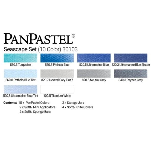 PanPastel Seascape Set 10 Renk