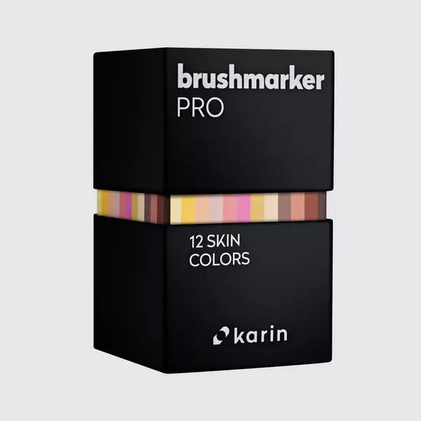 Brushmarker PRO Set 12 Skin Colors