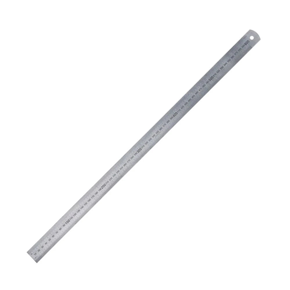 Kraf Çelik Cetvel 50 cm İnch Ölçülü (550G)