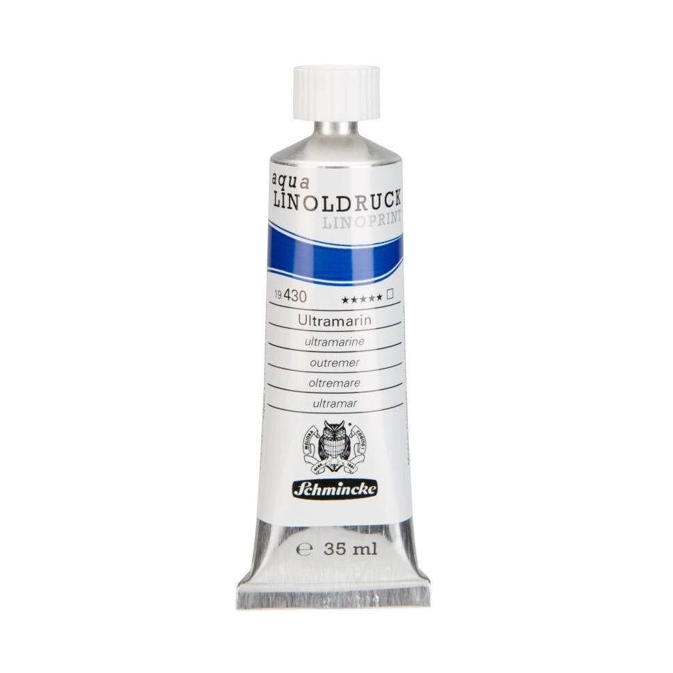 Schmincke Artist Aqua Linol Paint Ultramarine 35 ml