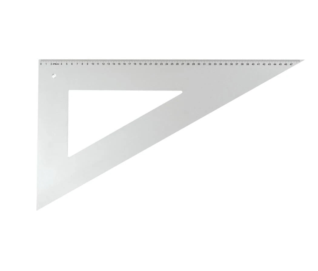 Standardgraph Üçgen Açı Şablonu 40 cm 60 Derece