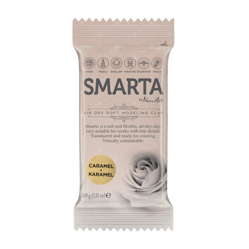Smarta Havayla Kuruyan Modelleme Hamuru 100gr Karamel