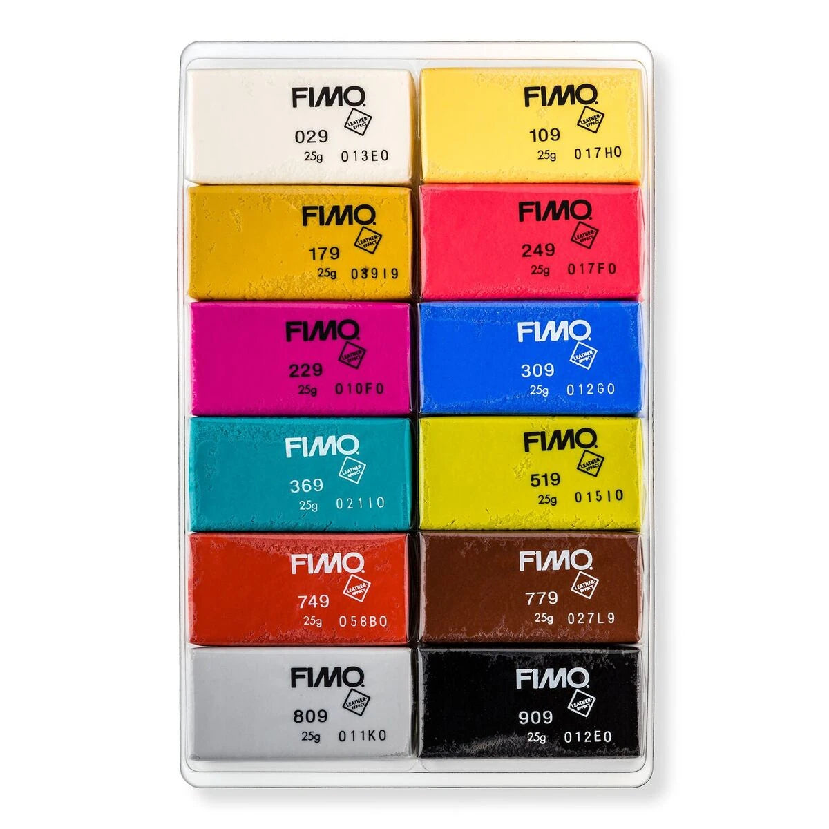 Staedtler Fimo Modelleme Kil Seti 12 Renk Leather Effect