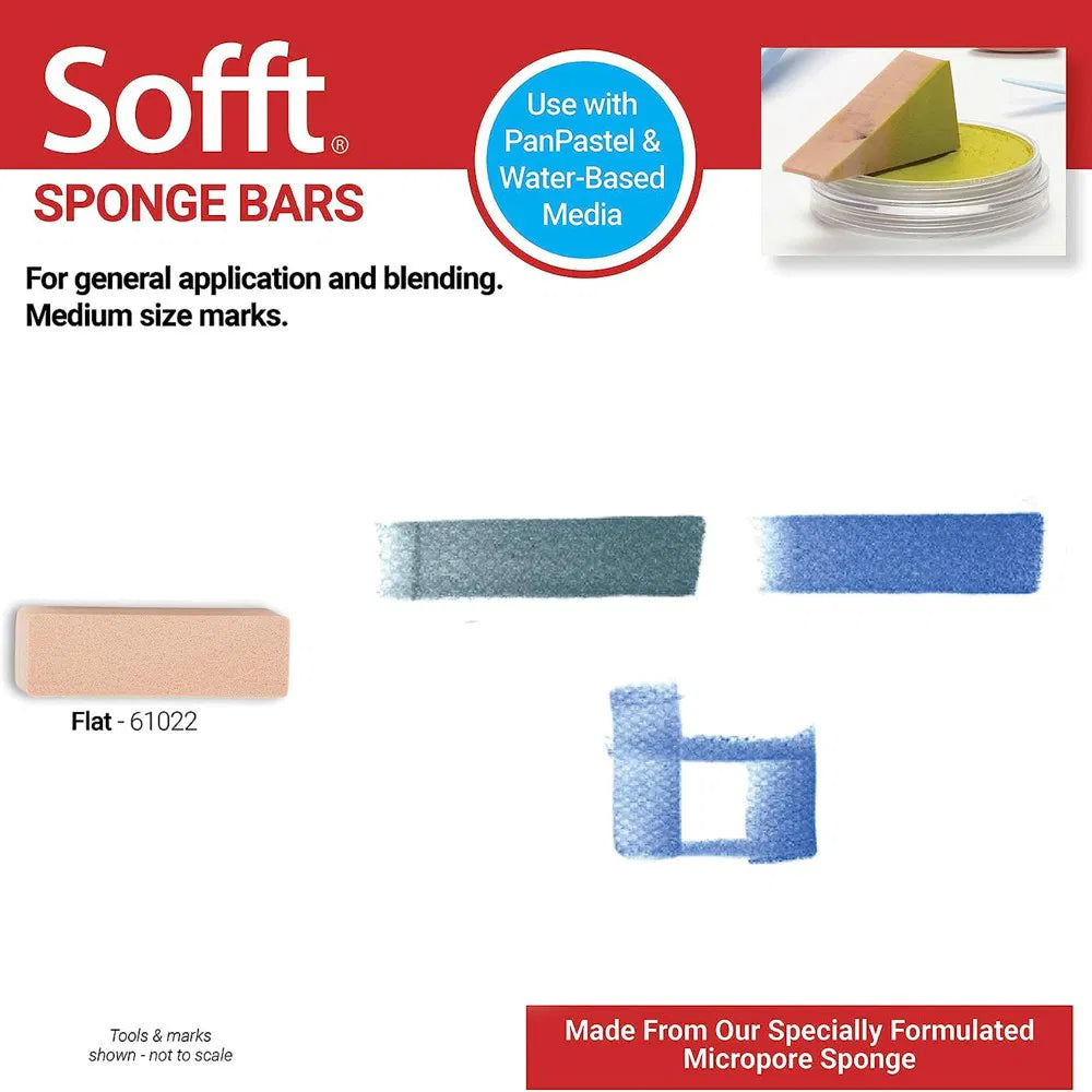 PanPastel Sponge Bar Flat Set