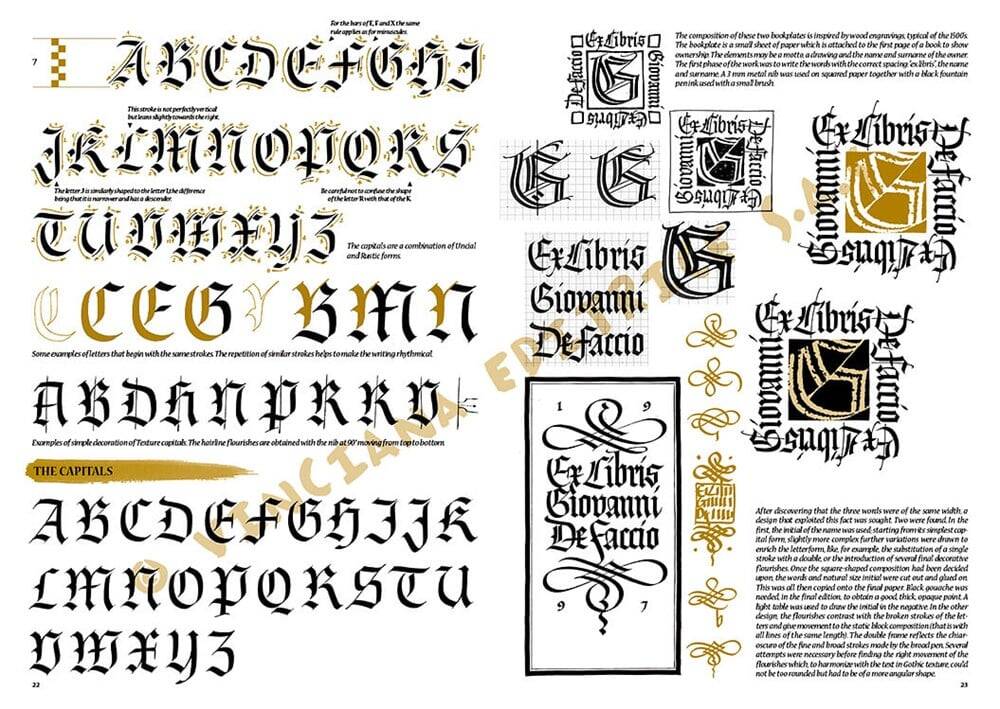 Leonardo Collection Desen Kitabı Calligrapy N: 37 Kaligrafi N: 37